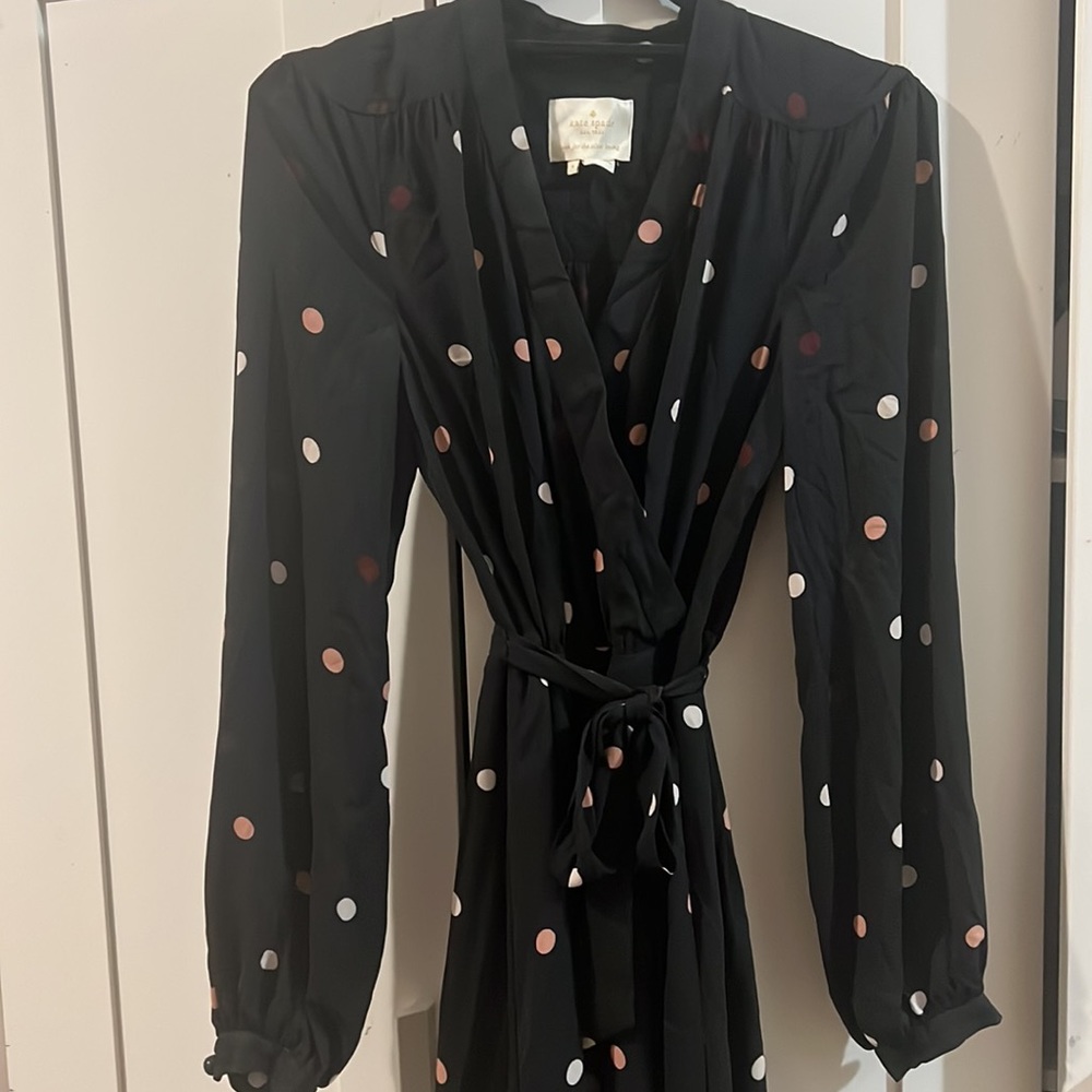 Kate Spade Bakery Dot Wrap Dress - Picture 6 of 6